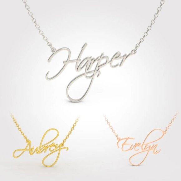 Custom Cursive Name Necklace Women Fashion - Picture 6 of 6